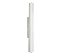 Eglo LED wall Light Torreta, Mirror Lamp | Bathroom wall light made of Metal and Glass, Bathroom Lamp in Matte Nickel, White, LED Damp Room Light neutral white, IP44, L