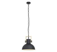 Eglo Lubenham Suspension light 1-bulb black, brown