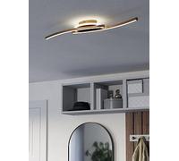 Eglo Lungolago Bronze Steel Minimalist Led Ceiling Light Bronze