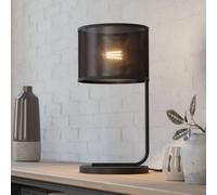 EGLO Manby table lamp, height 48.5 cm, black, steel