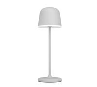 EGLO LED bedside lamp Feniglia, cylindrical light fixture, living room and bedroom lighting, natural coloured linen and black metal, E27 fitting