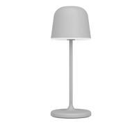 Eglo Cordless LED Table lamp Mannera-S, Wireless Battery Light with Ground Spike, Touch dimmable, Rechargable Indoor Outdoor Lighting, Aluminium, Steel in Grey, IP54