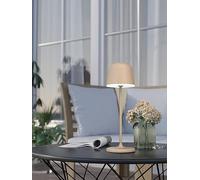 Eglo Mannera Steel Sandy & White Touch Dimmer Table Lamp Andy