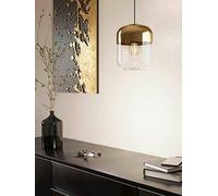 Eglo Maryvilla Gold & Clear Single Pendant Light Gold