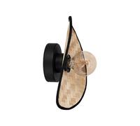 EGLO Marywell wall light, natural bamboo, 30 x 20 cm, E27