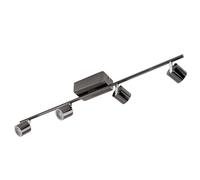 EGLO MAURANO Spotlight Ceiling Light 4-Bulb Die-Cast Aluminium Built-in 5 W Nickel-Nero Chrome