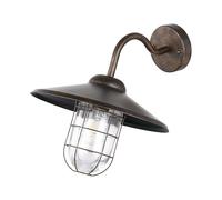 Eglo Melogoa Outdoor wall Light, Antique Copper External Porch Light