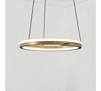 EGLO MEZZOMONTE LED pendant light, bronze, Ø 48 cm, CCT