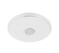 EGLO Milazzo ceiling lamp, bathroom light, crystal-effect LED with remote