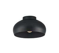 EGLO Mogano 2 Ø 28cm Black Matte Ceiling Light - Black - Steel - Ceiling Light