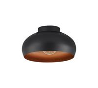 Eglo Mogano 2 Domed Copper Semi-Flush Ceiling Light Copper