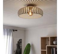 Eglo Mogano 3 Sandy Steel Minimalist, Caged Style Ceiling Light In Nude Nude One Size