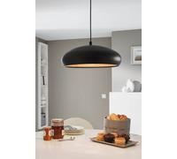 Eglo Mogano Black And Gold Metal Ceiling Fitting, (D) 40Cm