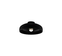 Eglo Mogano Flush Ceiling Light, Black Metal Industrial Design Lighting, Living Room, Bedroom and Hallway Lamp, E27 Socket