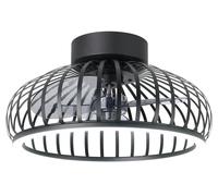 Eglo Mogano Steel Ceiling Light With Fan, Black EGLO Black