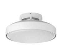 EGLO Morenci 35206 LED Ceiling Fan Light - 48cm, Remote Control, 6-Speed, Dimmable Tuneable White (2700K-6500K), Night Light & Timer, White Matt Finish