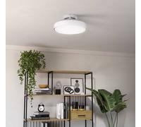 Eglo Morenci White Led Ceiling Fan Light 48Cm, Remote Control, Dimmable, Tuneable White Light, 6-Speed White One Size