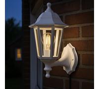Eglo Olgiata-E Plastic Classic Outdoor Wall Light, White