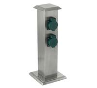 Eglo Outdoor Accessory Socket Column, Garden Socket, 4 Outlets