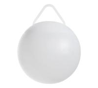 Eglo Outdoor LED Sphere lamp Poggiobello, Colour Change, Ø 20 cm | rechargeable garden ball with remote control, dimmable globe light with ground spike and suspension, white plastic, RGB IP44
