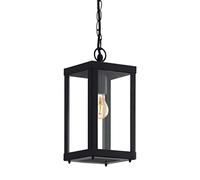Eglo IP44 Alamonte 1 Caged Exterior Pendant Light - Black