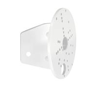 Eglo Outdoor Spotlight Corner Wall Mount, Steel Corner Bracket for Outdoor Lamps, Colour: White, Ø: 11.2 cm (4.4")
