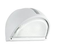 Outdoor Wall Light with 1 Light White Aluminum Collection GL1394
