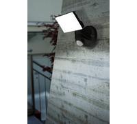 Eglo Pagino Led Black Plastic Wall Spotlight With Sensor Black One Size