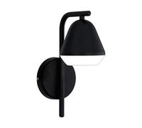 EGLO Palbieta Wall Light, 1-Bulb Industrial Wall Light, Indoor Wall Spotlight Made of Steel and Plastic, Living Room Lamp, Hallway Lamp in Black, Satined, GU10 Socket