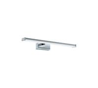 Eglo Pandella 1 Chrome Plastic Integrated Led Ip44 Bathroom Mirror Wall Light In Metallic Silver Metallic Silver One Size