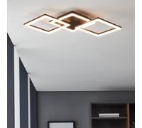 Eglo Paranday-Z Black Steel Smart Control, Colour Changing Ceiling Light, (L) 65Cm Black