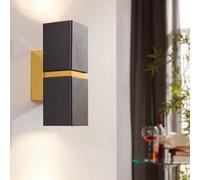 Eglo Passa Led Black And Gold Wall Light