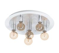 Eglo Passano Ceiling Light Steel 4 W White Silver