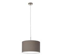 Eglo Pasteri Pendant Lamp, 1-Light Textile Hanging Light