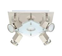 Eglo Pawedo DL/5 270x270 Ceiling Light Matte Nickel/Satinated 93084 E
