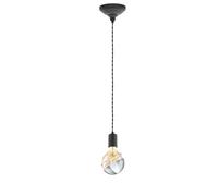 EGLO Pendant Lamp Yorth, 1 Bulb Cord Pendant Hanging Lamp, Vintage