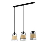 EGLO pendant light Anwick, 3-light Hanging Lamp Vintage, Boho