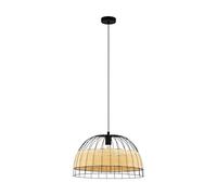 EGLO pendant light Anwick, Single-Bulb Hanging Lamp Vintage Style, Boho