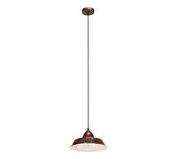 Eglo Pendant Light Auckland, 1-Light Hanging Lamp Industrial Vintage