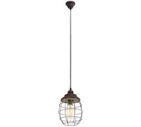 Eglo Pendant Light Bampton, 1-Light Hanging Lamp Industrial, Vintage, Retro