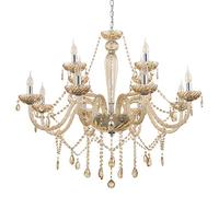 EGLO pendant light Basilano, 12-Arm Chandelier Vintage, Shabby Chic
