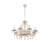 Eglo Pendant Light Basilano, 8-arm Chandelier Vintage, Shabby Chic