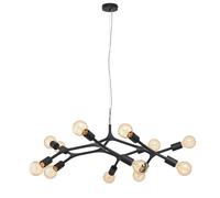 Modern Black Chandelier 12 Lights GL0579