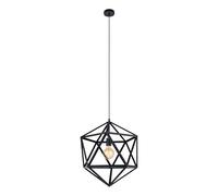 Eglo Pendant Light Embleton, Single-Bulb Hanging Lamp Industrial, Vintage