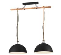 EGLO pendant light Hodsoll, 2-Light Hanging Lamp Vintage Industrial Retro