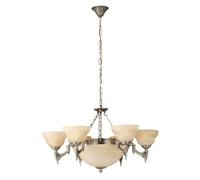 EGLO pendant light Marbella, 9-Light Hanging Lamp Vintage, Rustic