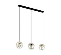 Eglo Pendant Light Mirtazza, 3-Light Hanging Lamp Vintage, Country Style