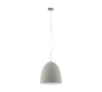 Eglo Pendant Light Sarabia, 1-Light Hanging Lamp, Metal Pendant Lamp in Grey with Concrete Effect, Dining Table Light, Hanging Living Room Lamp with E27 Socket, Ø 40.5 cm