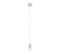 Eglo 95522 E27 Grey Pendant Lamp SILVARES