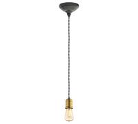 Eglo Pendant Light Yorth, 1-Light Cord Pendant Hanging Lamp Vintage